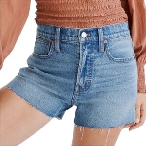 Madewell Light Blue Jean Shorts
